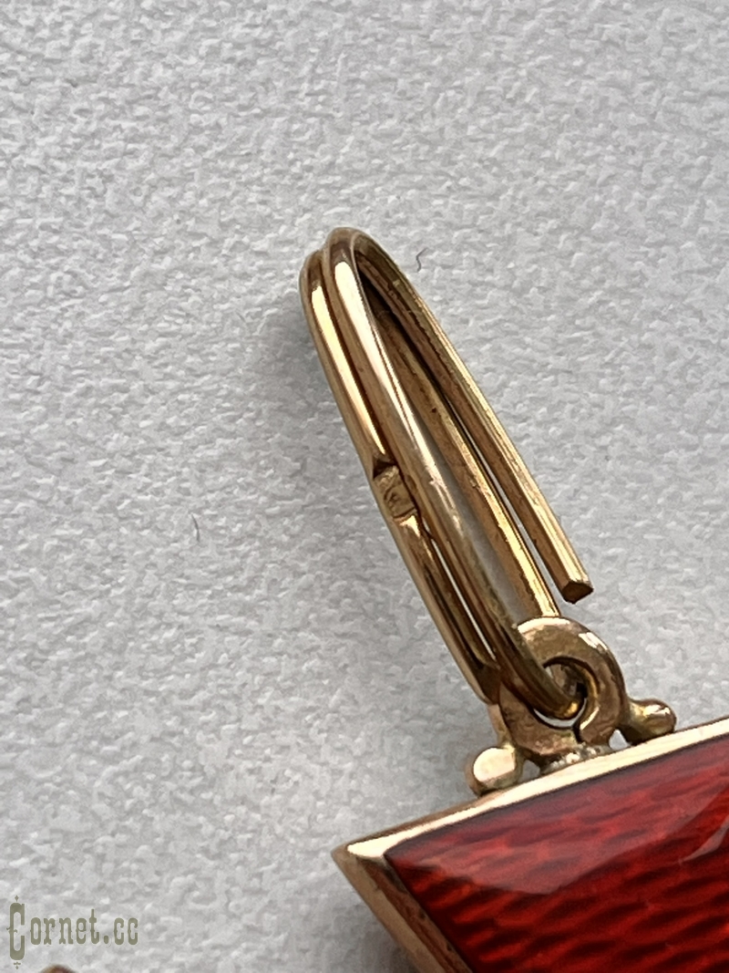 Знак ордена Св. Анны 2-й степени с мечами "ВД"