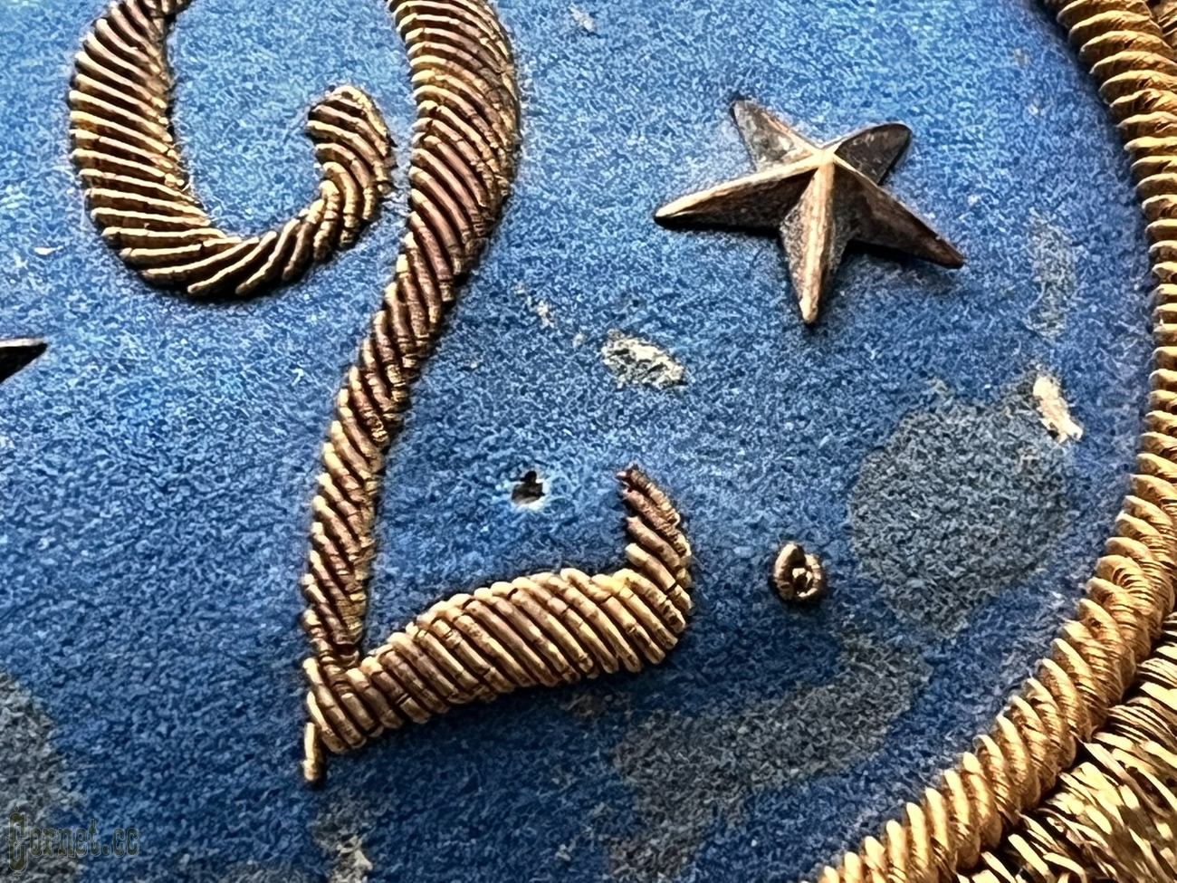 Epaulettes Second Lieutenant of the 2nd Finnish Infantry Regiment