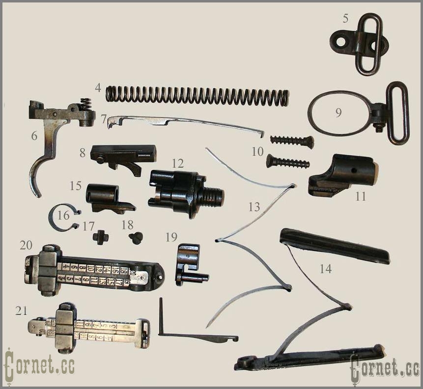 Детали, Mauser K98