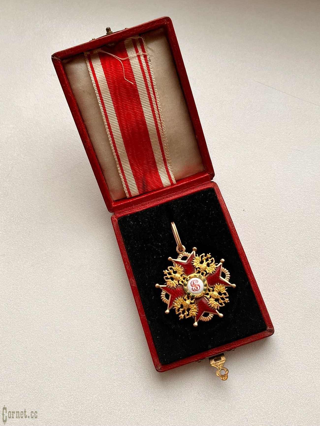 Order of the St. Stanislav 3-rd class in gold with box