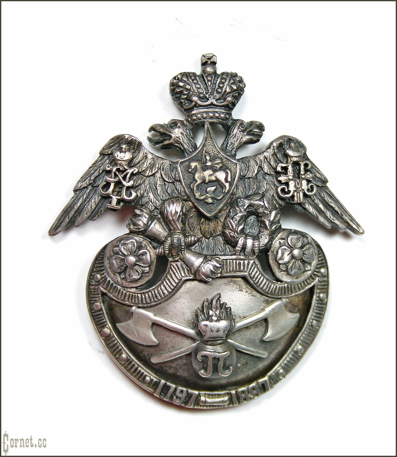 Знак Гренадерского саперного Е.И.В. Великого Князя Петра Николаевича батальона