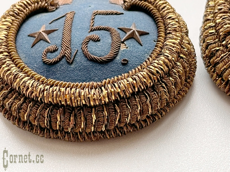 Эполеты подпоручика 15-го Финляндского стрелкового полка