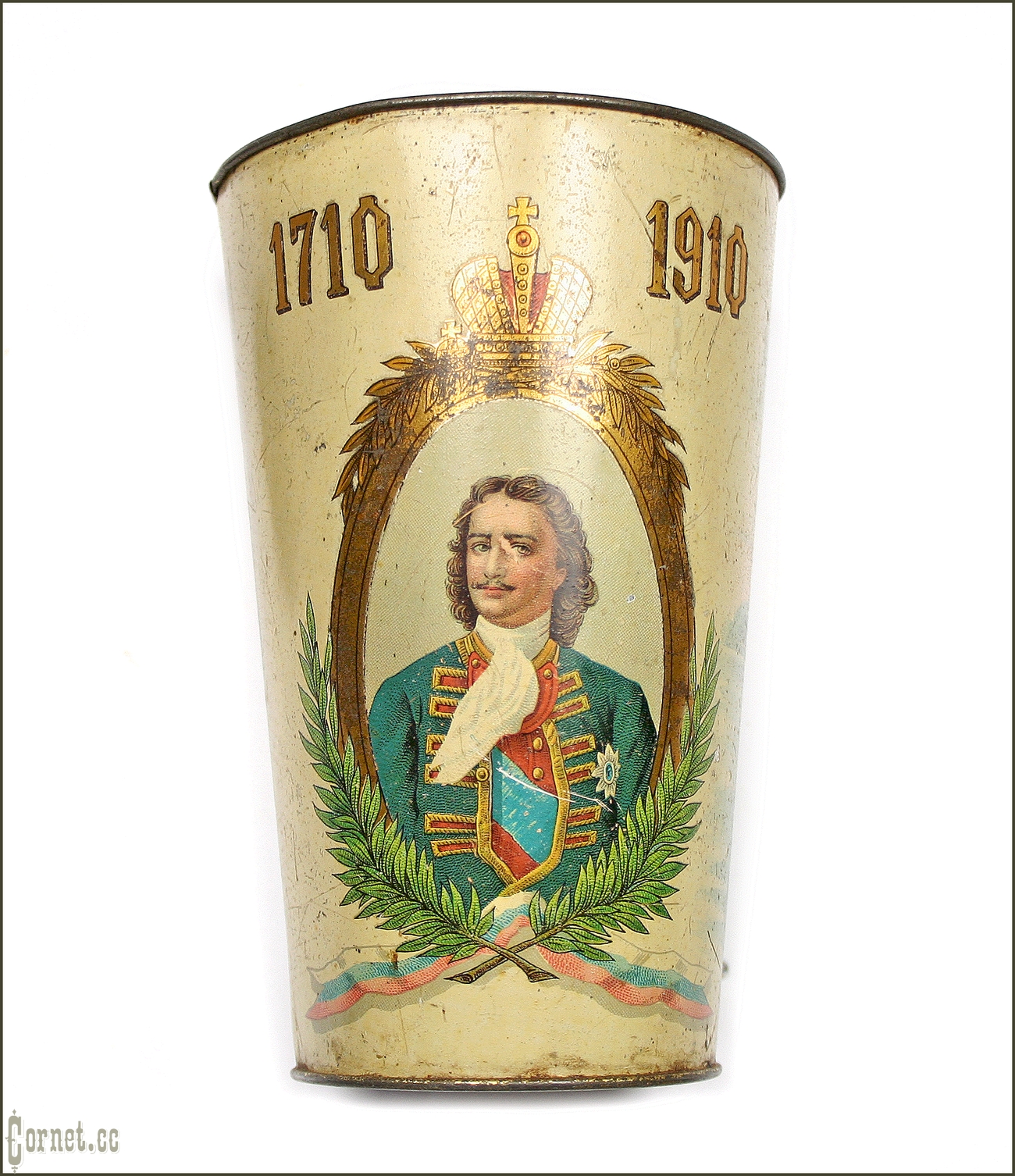 Cup "in memory of the 200th anniversary of the accession of Estonia to Russia. 1710-1910