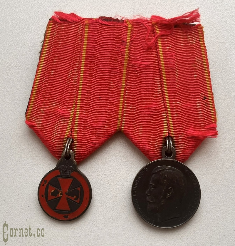 Наградная колодка со знаком отличия ордена Св. Анны