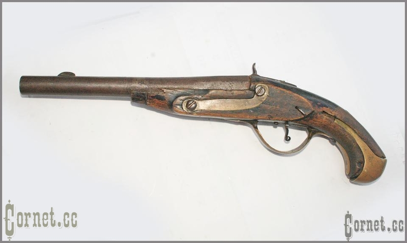  Тульский пистолет капсюльный 1798 года.