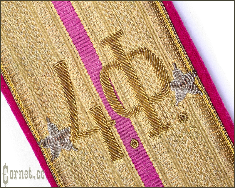 The shoulder strap of the lieutenant of the 4th Finnish regiment.
