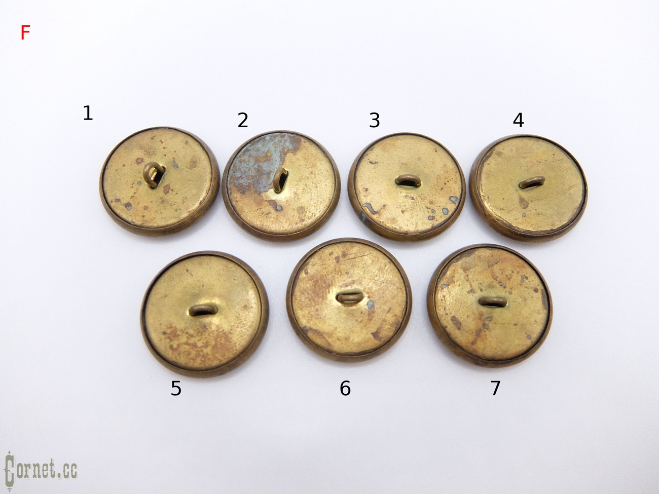 Russian Empire. Military uniforms buttons.