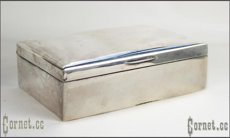 Silver box for cigars
