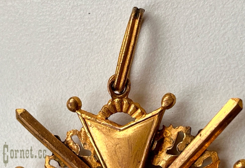 Order of St. Stanislaus 2nd class with swords in " bronze"