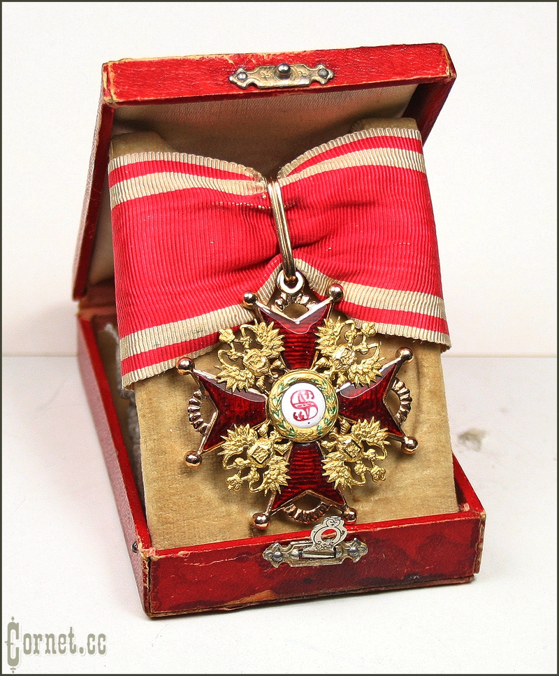 Order of St. Stanislav of the 2nd degree in a case "АК"