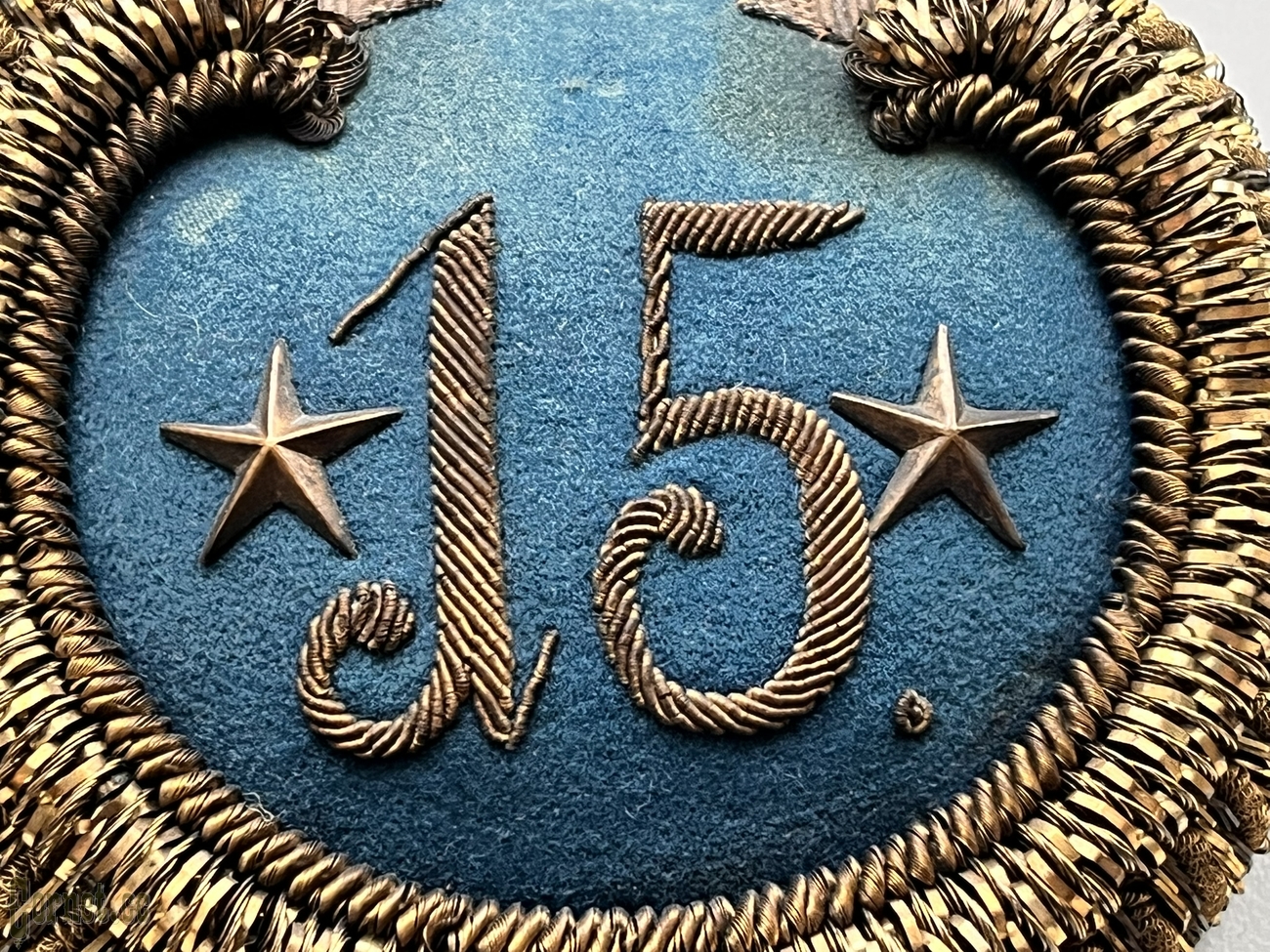 Эполеты подпоручика 15-го Финляндского стрелкового полка