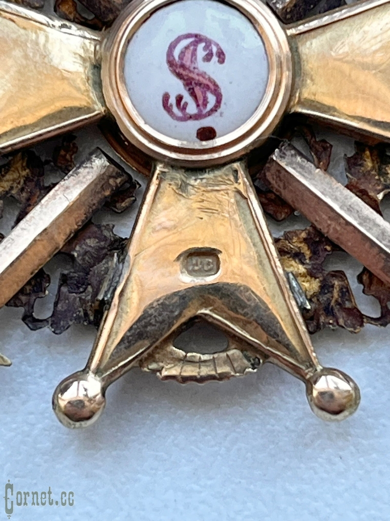 Орден Св. Станислава 3-ей степени с мечами "ДО"