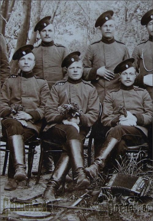 Photos of the lower ranks of Imperial Russian army 