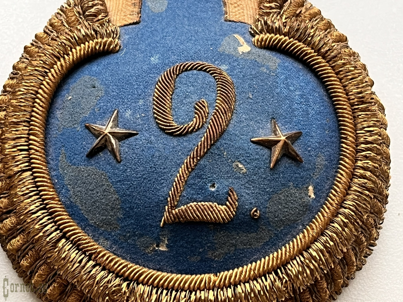 Epaulettes Second Lieutenant of the 2nd Finnish Infantry Regiment