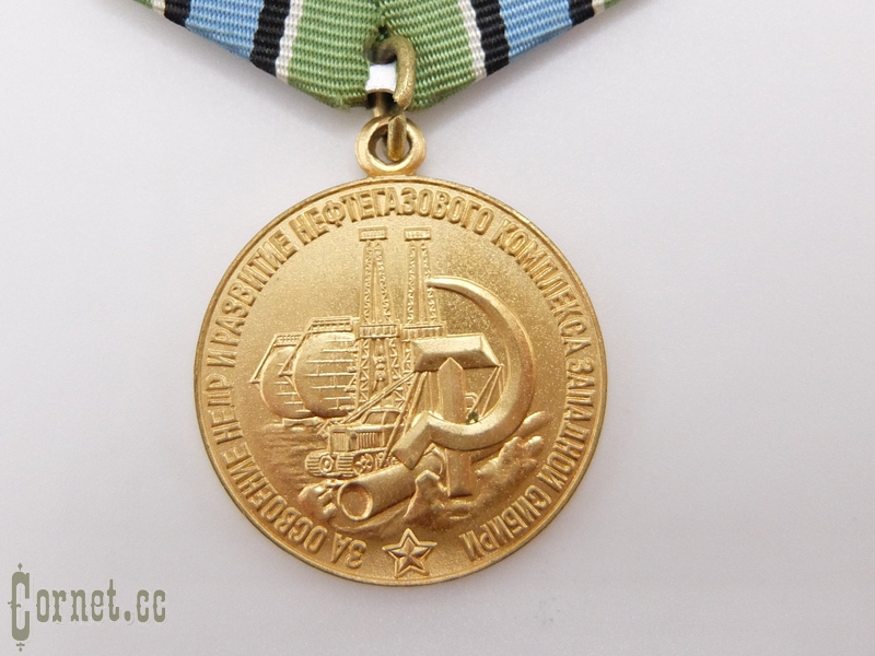 Medal "For the development of mineral resources and the development of the oil and gas complex of Western Siberia"