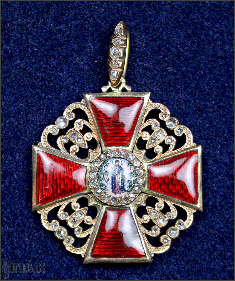 Order of St. Anna, 3rd degree with diamonds