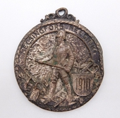 Медаль пожарная г. Хельсинки