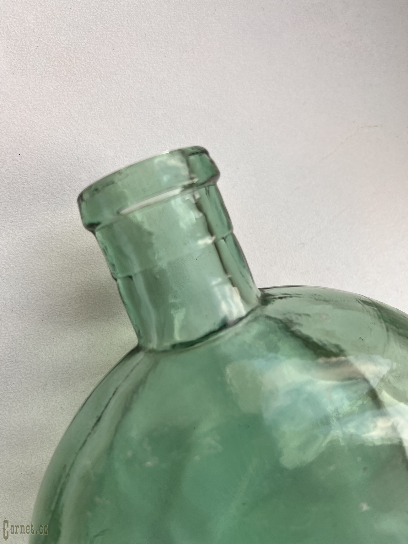 Russian Empire glass flask