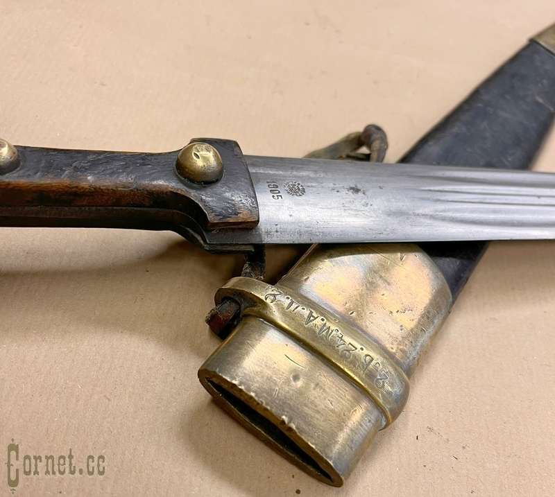 Кинжал горных артиллерийских бригад 1905 года