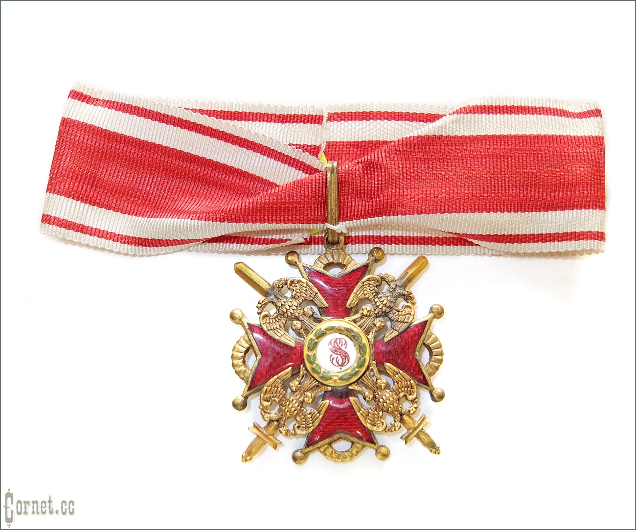 The Order of St. Stanislav II class with swords