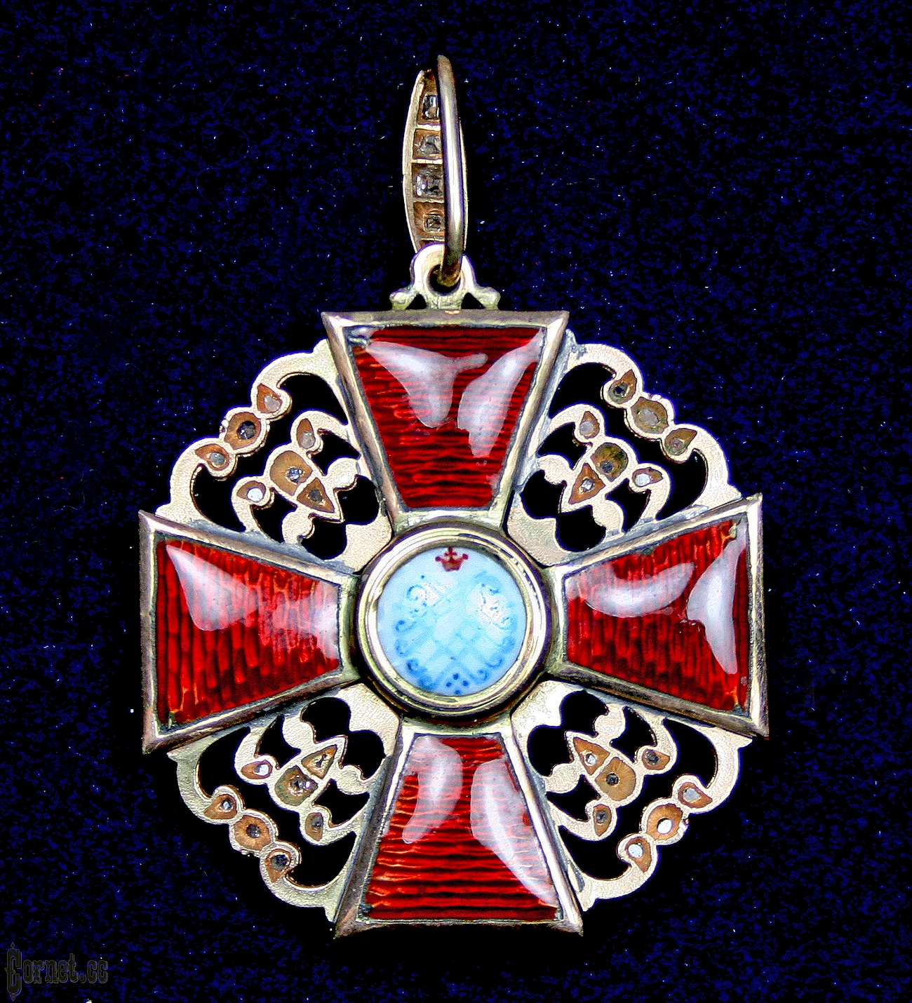 Орден Св. Анны 3-й степени с алмазами