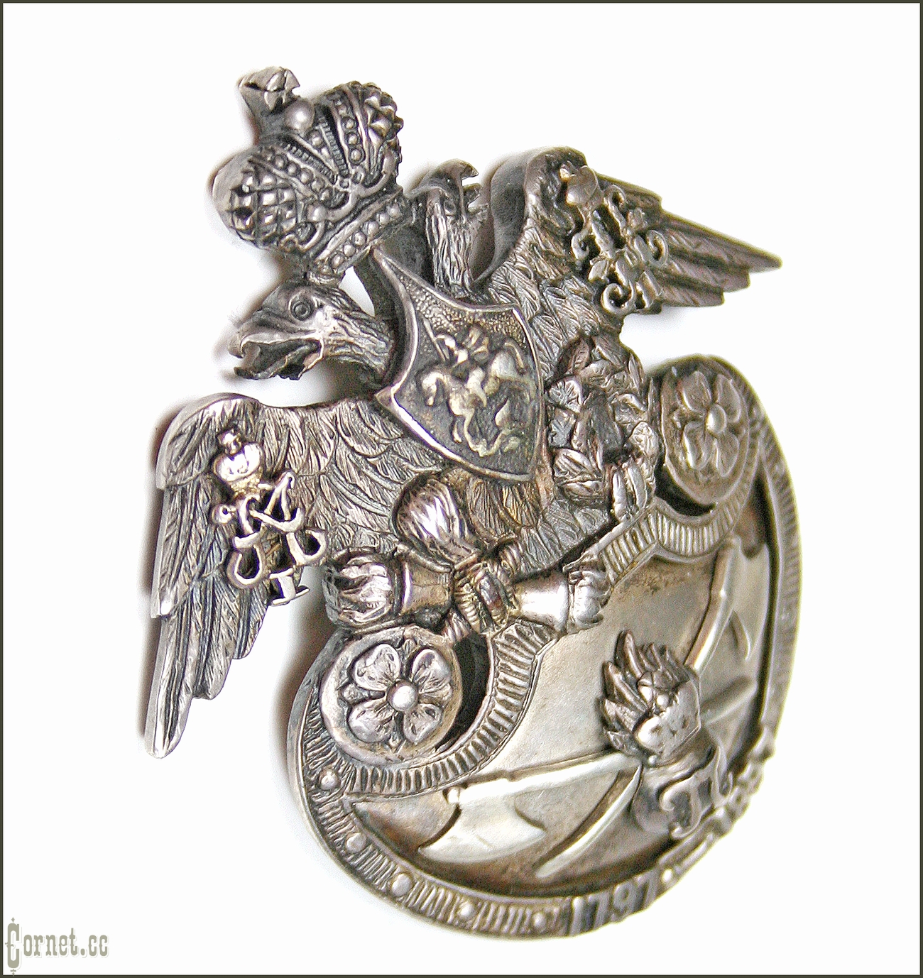 Badge of the Grenadier Sapper Battalion of His Imperial Highness Grand Duke Peter Nikolaevich