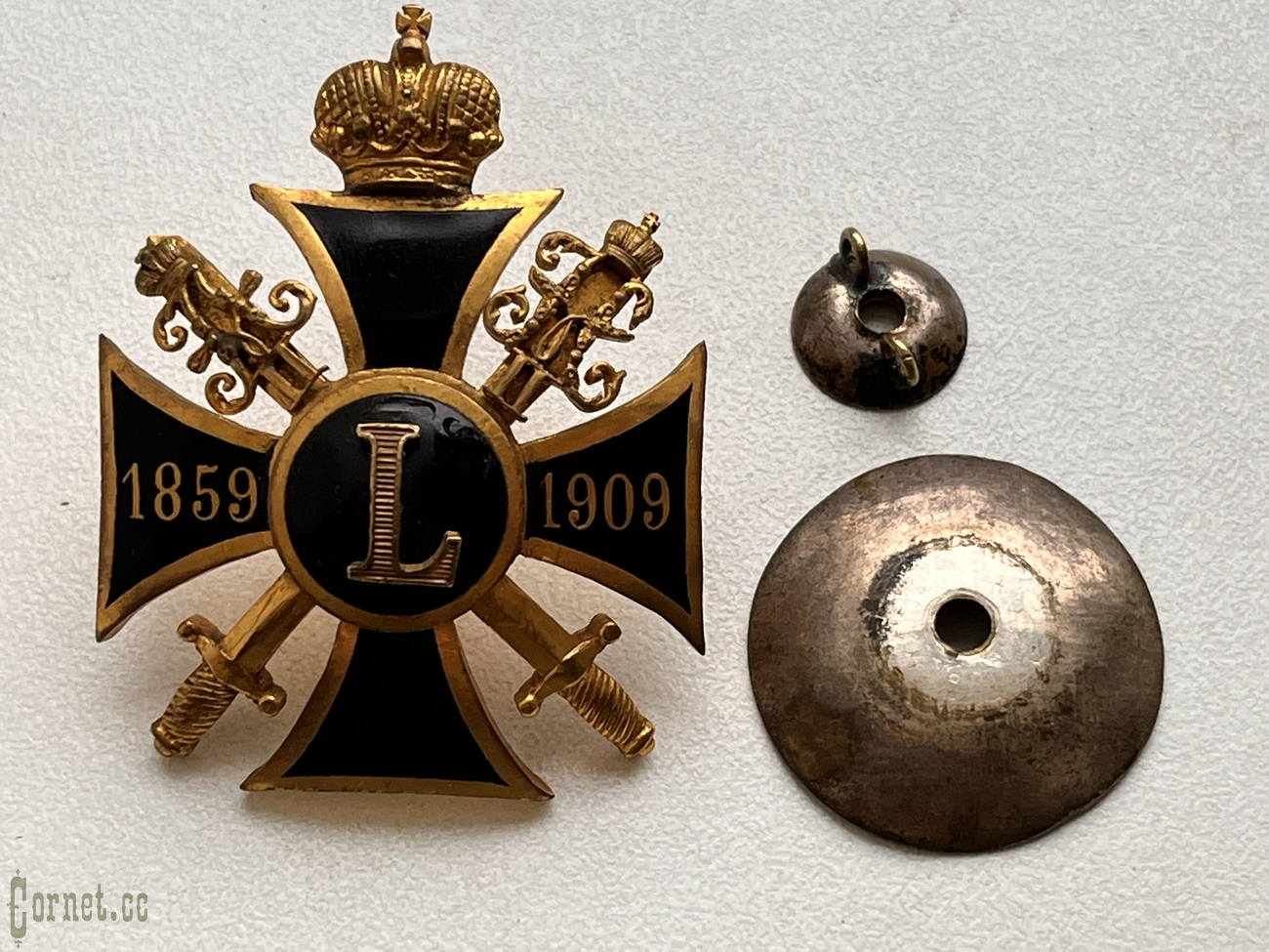 Знак  "В память 50-летия покорения Восточного Кавказа. 1859-1909 гг."