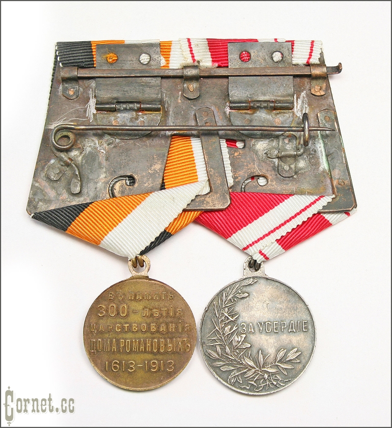 Колодка медалей пожарного
