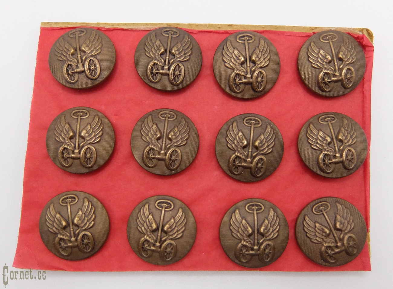 Buttons of officers and lower ranks of RIA automobile units.