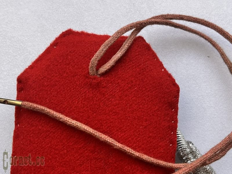 Эполеты подполковника гвардии с футляром.