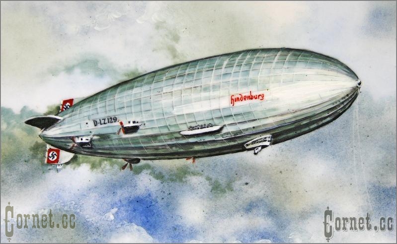 Тарелка памятная Hindenburg