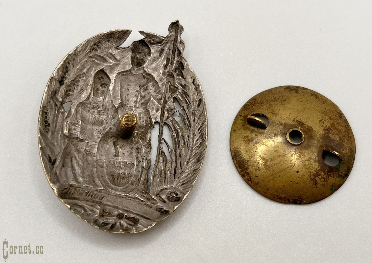 Знак Лейб-гвардии Волынского полка. Временное Правительство.