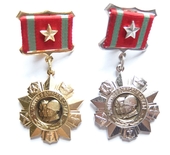 Medal " for distinction in military service " 1st and 2nd degree.